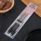 Нож для овощей Tramontina Cor&Cor, лезвие 7,5 см, сталь AISI 420, чёрная рукоять - Фото 2