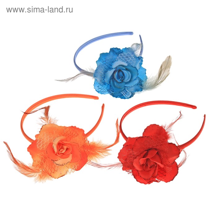 Ободок "Каприз", цвета МИКС - Фото 1