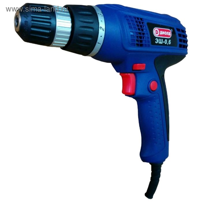 Шуруповерт "ДИОЛД" ЭШ-0,6, 600Вт, БЗП до 10 мм, 750 об/мин - Фото 1