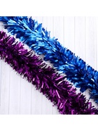 Мишура новогодняя «Зимнее волшебство. Мега», d=11 см, 200 см, МИКС - Фото 10