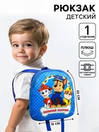 Рюкзак детский плюшевый на молнии, 24.5 см × 7 см × 24.5 см «Лучшие друзья» Щенячий патруль - Фото 4