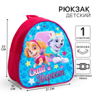 Рюкзак детский, 23×21×10 см, Щенячий патруль - Фото 1