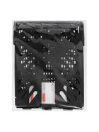 Лоток вертикальный, 3-х секционный, разборный, черный - Фото 8