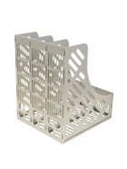 Лоток вертикальный 3-х секц разборный черный/серый A plus  (артикул 2451624)  большой выбор товаров оптом и в розницу по низким ценам с доставкой