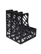 Лоток вертикальный, 3-х секционный, разборный, черный - Фото 2