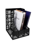 Лоток вертикальный, 3-х секционный, разборный, черный - Фото 6