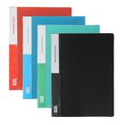 Папка с 40 вкладышами Calligrata А4, 400 мкм, МИКС - Фото 1