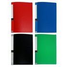 Папка А4, 60 прозрачных файлов, 400 мкм, МИКС - Фото 1