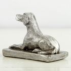 Фигура "Собака" 6х8х4 серебро - Фото 3