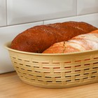 Хлебница плетеная, 3 л, цвет МИКС - Фото 2