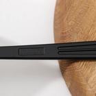Половник нейлоновый, 32 см, цвет чёрный - Фото 3