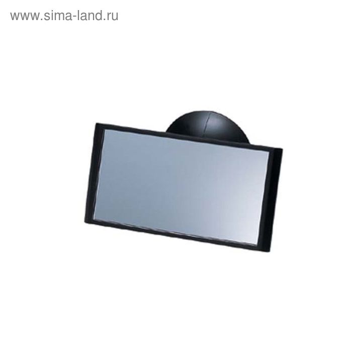 Зеркало в салон автомобиля Carmate Mini Mirror, плоское, черное - Фото 1