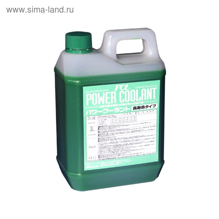 Антифриз TCL POWER COOLANT концентрированный зеленый, длительного действия, 2 л - Фото 1