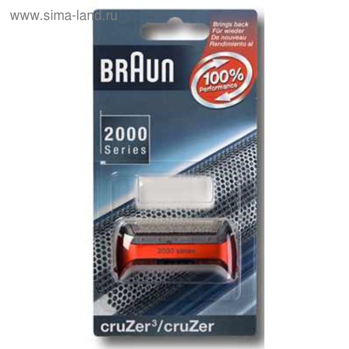 Сетка Braun 2000 CruZer 20S, красная - Фото 1