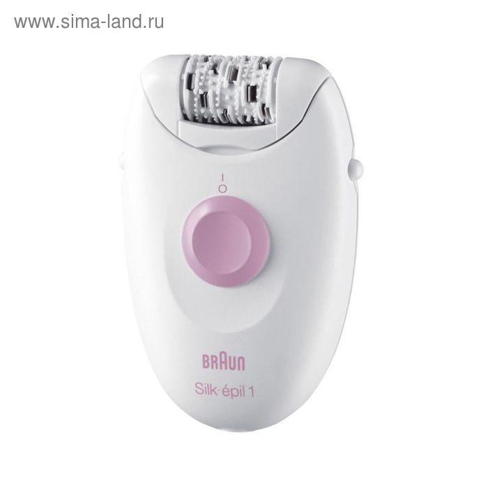 Эпилятор Braun SE 1170 (5316), 7 Вт, 1 скорость, от сети, бело-розовый - Фото 1
