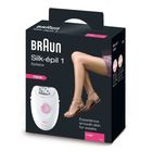 Эпилятор Braun SE 1170 (5316), 7 Вт, 1 скорость, от сети, бело-розовый - Фото 3