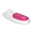 Эпилятор Braun SE 5531, 7 Вт, 2 скорости, 2 насадки, бело-розовый - Фото 2