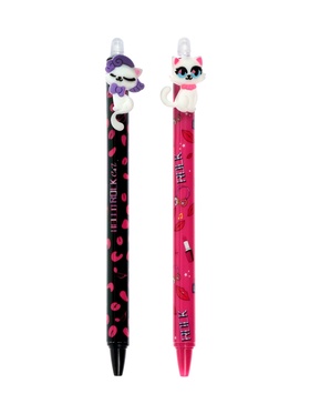 Стираемая ручка «Котики», гелевая, синий стержень, узел 0.5 мм, МИКС 2391337