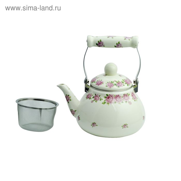 Чайник эмалированный заварочный 1,2 л WR-5117 - Фото 1