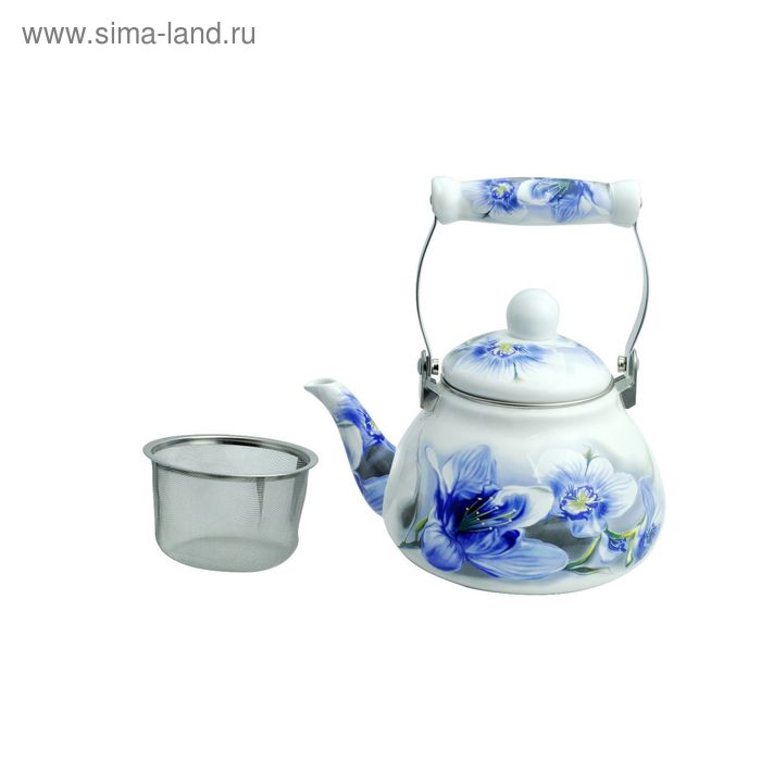 Чайник эмалированный заварочный 1,2 л WR-5118 - Фото 1