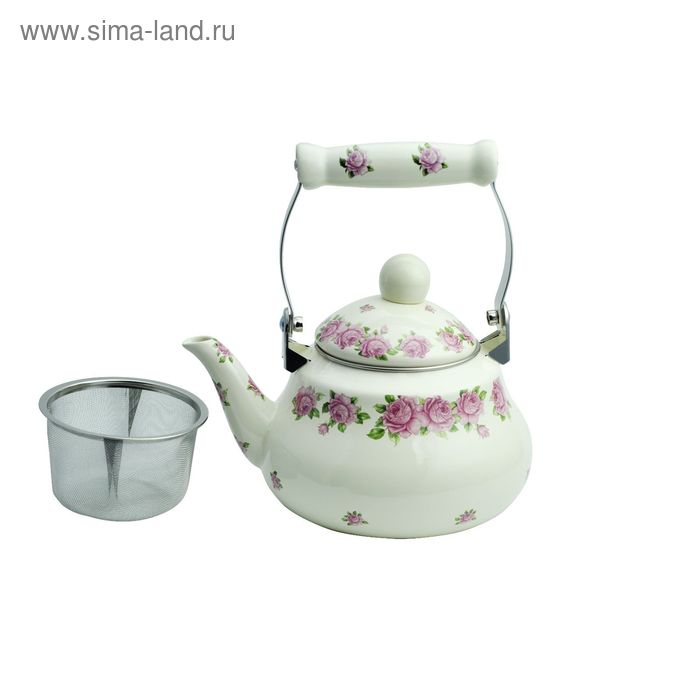 Чайник эмалированный заварочный 1,5 л WR-5119 - Фото 1