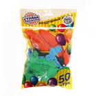 Воздушные шары латексные 12" «С днём рождения», 50 шт., МИКС - Фото 3