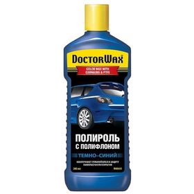 Полироль кузова DOCTOR WAX полифлоном, тёмно-синий, 300 мл