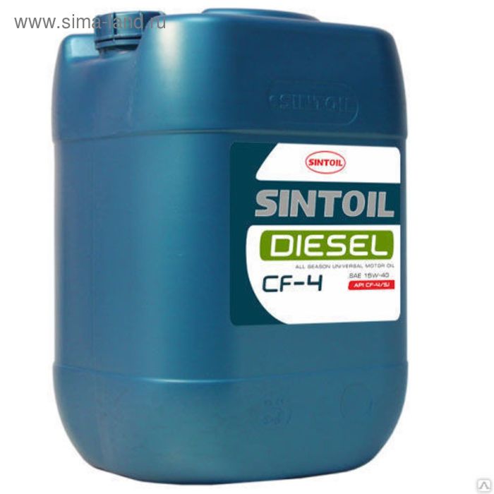 Моторное масло Sintoil 10W-40 Turbo Diesel API CF-4/CF/SJ 20л - Фото 1