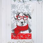 Набор полотенец "Стильные собаки" 61*37 см - 2шт, 100% хлопок, 160 г/м2, ваф.полотно - Фото 2