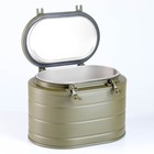 Термос армейский, 6 л, металл, колба из нержавеющей стали, зелёный - Фото 2