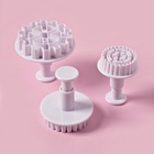 Плунжеры кондитерские Доляна «Шестерёнки», набор 3 шт., пластик, белые - Фото 5