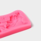Силиконовый молд «Упряжка», 13×7,5×1,2 см, цвет розовый - Фото 4