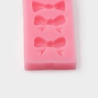 Молд Доляна «Шесть бантов», силикон, 15×4,5 см, цвет МИКС - фото 4577040