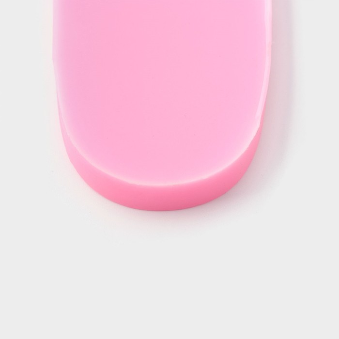 Силиконовый молд «Новогодняя ёлка», 11×4,8 см, цвет розовый