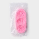 Силиконовый молд «Новогодняя ёлка», 11×4,8 см, цвет розовый - Фото 5