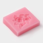 Молд Доляна «Букет роз», силикон, 4,5×5 см, цвет розовый - Фото 2