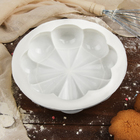 Форма силиконовая для муссовых десертов и выпечки Доляна «Бонжур», 19×5 см, цвет белый - Фото 3