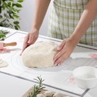 Коврик для выпечки и раскатки теста с разметкой Доляна, армированный, силикон, 60×40.5 см - фото 23225978