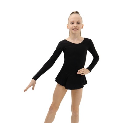 Купальник для гимнастики и танцев Grace Dance, р. 28, чёрный