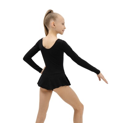 Купальник для гимнастики и танцев Grace Dance, р. 30, чёрный