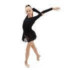 Купальник для гимнастики и танцев Grace Dance, р. 32, цвет чёрный - Фото 4