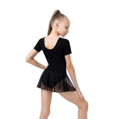 Купальник для гимнастики и танцев Grace Dance, р. 28, чёрный