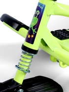 Снегокат «Тимка спорт 4-1» Пришельцы, лимонный, чёрный, со спинкой, ТС4-1/П2 Nika Kids - Фото 12