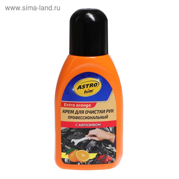 Крем для рук с абразивом Astrohim с антисептическими свойствами, апельсин, 250 мл, АС-210 - Фото 1
