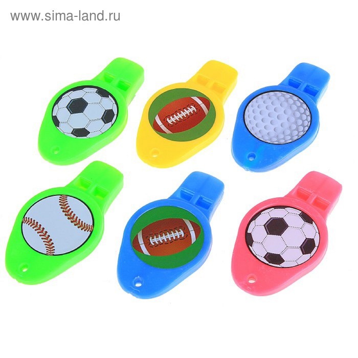 Свисток "Спорт", цвета МИКС - Фото 1