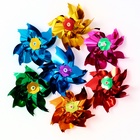 Ветерок фольга «Цветок», семь элементов, МИКС - Фото 3