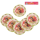 Набор бумажных тарелок "С днем рождения!" божья коровка (6 шт.), 18 см - Фото 2