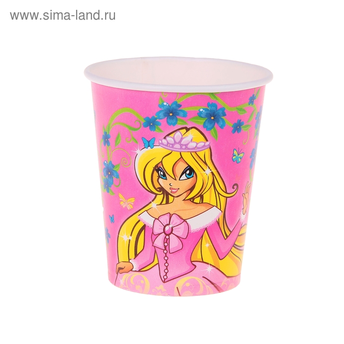 Набор бумажных стаканов "Самая красивая", 225 мл (6 шт.) - Фото 1