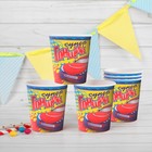 Набор бумажных стаканов "Супер Гонщик", 225 мл (6 шт.) - Фото 2