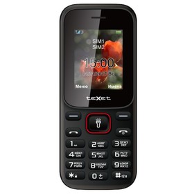 Сотовый телефон Texet TM-128 Black Red